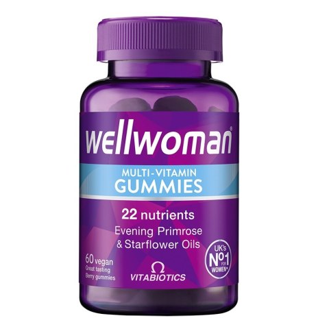 Vitabiotics Wellwoman suplement diety wspierający zdrowie kobiet 60 żelek