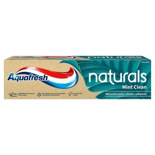 Aquafresh Naturals Mint Clean pasta do zębów z fluorkiem 75ml