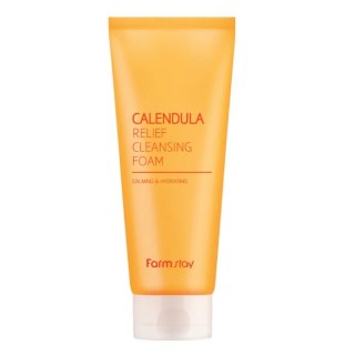 FarmStay Calendula Relief Cleansing Foam oczyszczająca pianka do twarzy 180ml