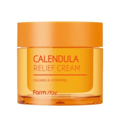 FarmStay Calendula Relief Cream łagodzący krem do twarzy 80ml