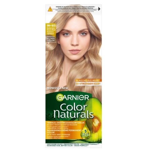 Garnier Color Naturals odżywcza farba do włosów 9N=9.13 Bardzo Jasny Beżowy Blond