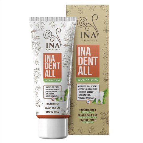 INA ESSENTIALS Ina Dent-All naturalna pasta do zębów bez fluoru 75ml