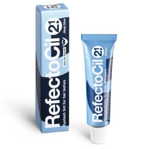 RefectoCil 2.1 Deep Blue henna, farba do koloryzacji brwi i rzęs głęboki niebieski15ml