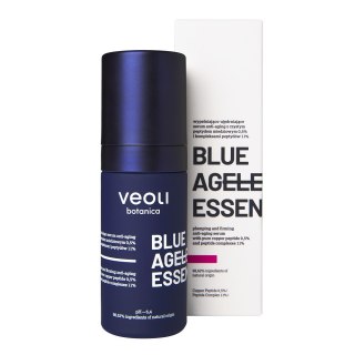 Veoli Botanica Blue Ageless Essence wypełniająco-ujędrniające serum anti-aging z czystym peptydem miedziowym 0.5% i kompleksami peptydów 11% 30