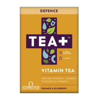 Vitabiotics Tea+ Defence herbata witaminowa wspierająca odporność z witaminą C 14 torebek