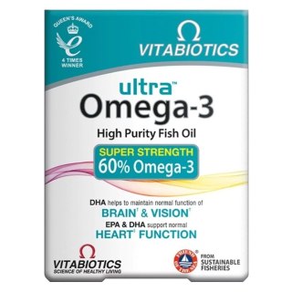 Vitabiotics Ultra Omega-3 High Purity Fish Oils suplement diety 60 kapsułek