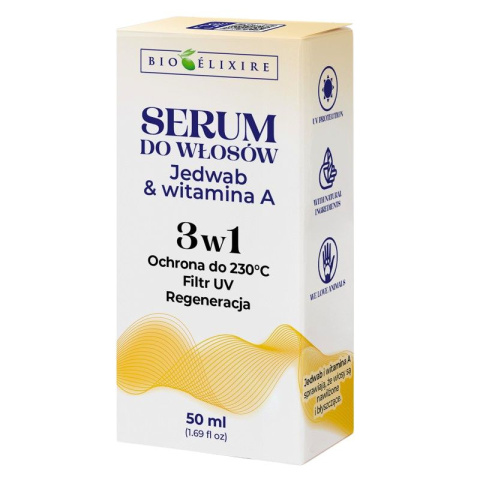 Bioelixire Serum do włosów Jedwab z Witaminą A 50ml