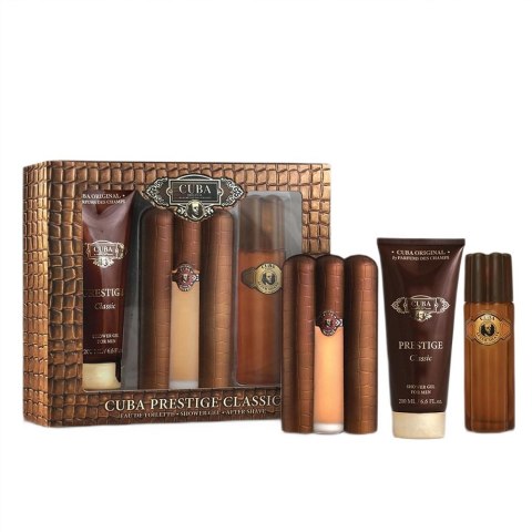 Cuba Original Cuba Prestige Classic zestaw woda toaletowa spray 90ml + żel pod prysznic 200ml + woda po goleniu 100ml Cuba Original Cuba Prestige Classic zestaw woda toaletowa spray 90ml + żel pod prysznic 200ml + woda po goleniu 100ml