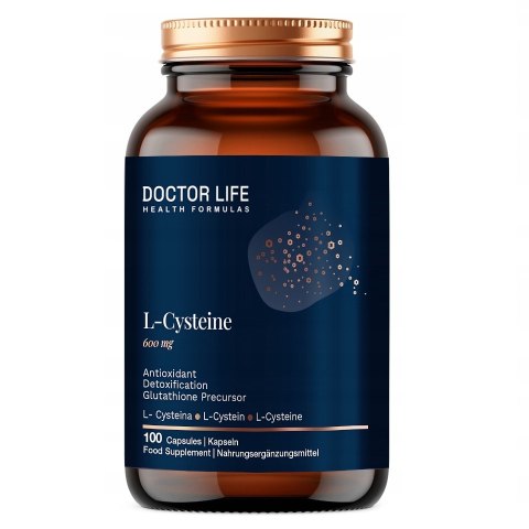 Doctor Life L-Cysteine 600mg suplement diety 100 kapsułek