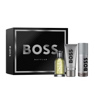 Hugo Boss Bottled zestaw woda toaletowa spray 100ml + żel pod prysznic 100ml + dezodorant spray 150ml