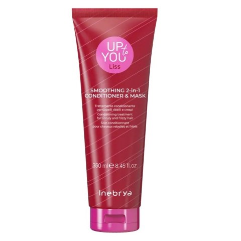 Inebrya Up To You Liss wygładzająca odżywka i maska do włosów 2w1 250ml Inebrya Up To You Liss wygładzająca odżywka i maska do włosów 2w1 250ml