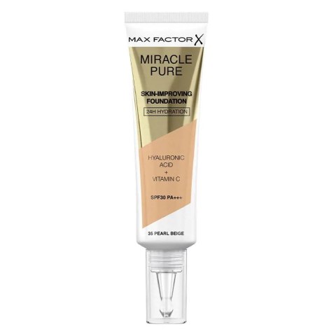 Max Factor Miracle Pure SPF30 PA+++ podkład poprawiający kondycję skóry 35 Pearl Beige 30ml