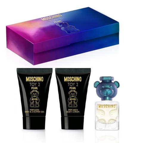 Moschino Toy 2 Pearl zestaw woda perfumowana 5ml + żel pod prysznic 25ml + balsam do ciała 25ml