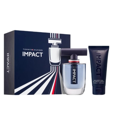 Tommy Hilfiger Impact zestaw woda toaletowa spray 100ml + żel pod prysznic 100ml