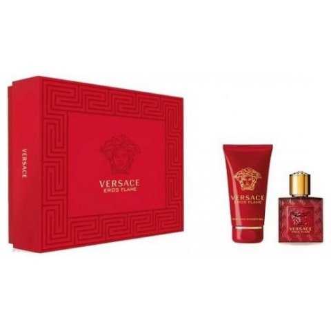 Versace Eros Flame zestaw woda perfumowana spray 50ml + żel pod prysznic 100ml