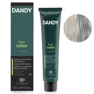 Dandy Hair Color Krem Koloryzujący Farba dla Mężczyzn Odsiwiacz do Włosów 0.18 Jasny Srebrny 60ml