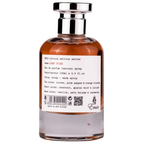 Emir Camp Fire Factory Edition woda perfumowana spray 100ml Emir Camp Fire Factory Edition woda perfumowana spray 100ml