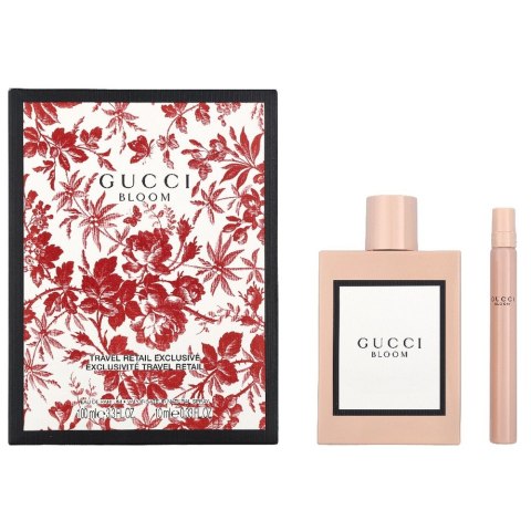 Gucci Bloom zestaw woda perfumowana spray 100ml + woda perfumowana spray 10ml