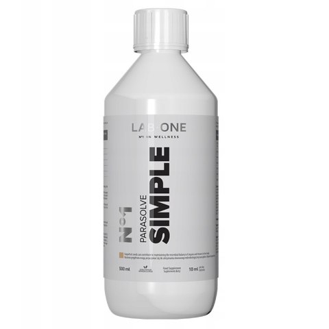 LAB ONE N°1 Parasolve Simple preparat na wzmocnienie organizmu 500ml LAB ONE N°1 Parasolve Simple preparat na wzmocnienie organizmu 500ml