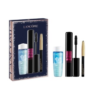 Lancome Monsieur Big Mascara Routine Gift Set zestaw tusz do rzęs 01 10ml + mini kredka do oczu 0.7g + płyn do demakijażu oczu 30ml