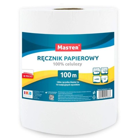 Master Ręcznik Papierowy z Celulozy 100 metrów S300