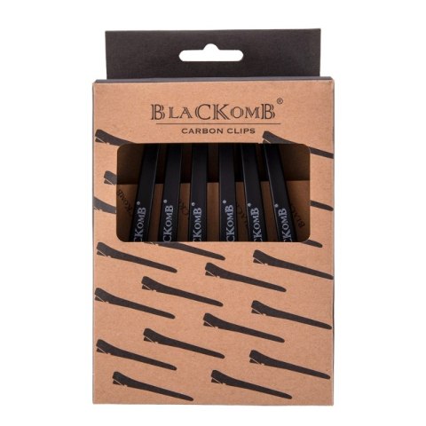 Poniks Blackomb Karbonowe Klipsy Fryzjerskie do Włosów 6 sztuk proste Poniks Blackomb Karbonowe Klipsy Fryzjerskie do Włosów 6 sztuk proste