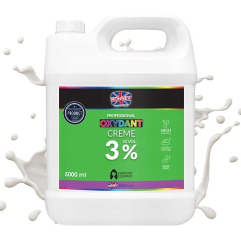 Ronney Oxydant Aktywator Kremowy do Farb 3% 10VOL 5000ml Ronney Oxydant Aktywator Kremowy do Farb 3% 10VOL 5000ml