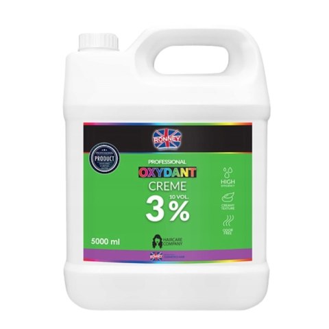Ronney Oxydant Aktywator Kremowy do Farb 3% 10VOL 5000ml Ronney Oxydant Aktywator Kremowy do Farb 3% 10VOL 5000ml