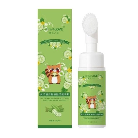 SersanLove Pianka do mycia twarzy z ekstraktem z ogórka 150ml SersanLove Pianka do mycia twarzy z ekstraktem z ogórka 150ml