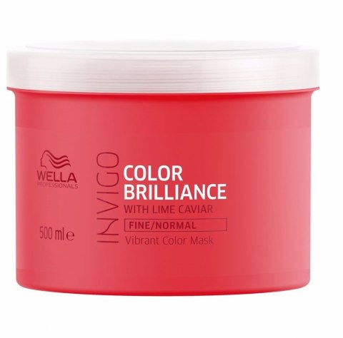 Wella Professionals Invigo Color Brilliance Vibrant Color Mask Fine/Normal maska do włosów cienkich i normalnych uwydatniająca kolor 500ml Wella Professionals Invigo Color Brilliance Vibrant Color Mask Fine/Normal maska do włosów cienkich i normalnych uwydatniająca kolor 500ml