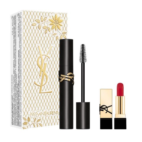 Yves Saint Laurent Lash Clash zestaw tusz do rzęs 9ml + mini pomadka do ust 1.3g Yves Saint Laurent Lash Clash zestaw tusz do rzęs 9ml + mini pomadka do ust 1.3g