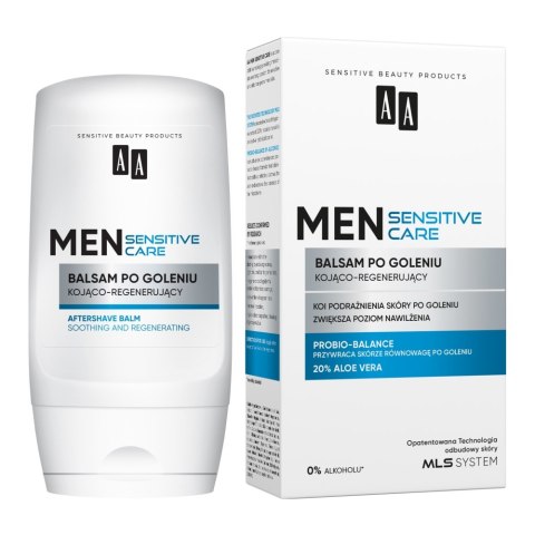 AA Men Sensitive balsam po goleniu kojąco-regenerujący 100ml AA Men Sensitive balsam po goleniu kojąco-regenerujący 100ml