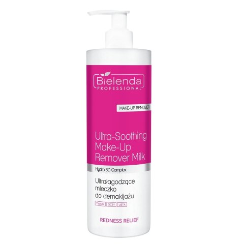 Bielenda Professional Redness Relief ultałagodzące mleczko do demakijażu 500ml Bielenda Professional Redness Relief ultałagodzące mleczko do demakijażu 500ml