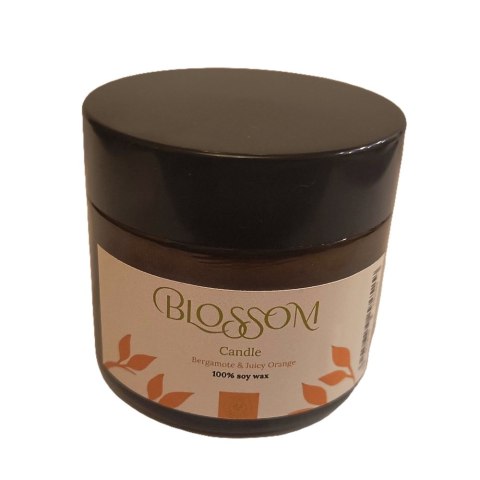Blossom Sojowa świeca Bergamote & Juicy Orange 50g Blossom Sojowa świeca Bergamote & Juicy Orange 50g