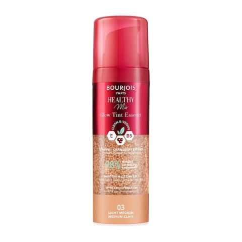 Bourjois Healthy Mix Glow Tint Essence nawilżająca esencja wyrównująca koloryt 03 Light Medium 30ml Bourjois Healthy Mix Glow Tint Essence nawilżająca esencja wyrównująca koloryt 03 Light Medium 30ml