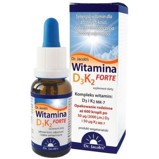 Dr Jacobs Witamina D3 K2 Forte suplement diety w kroplach 20ml