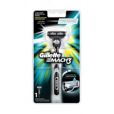 Gillette Mach 3 maszynka do golenia + wkład 1szt