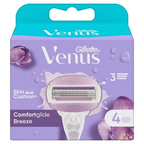 Gillette Venus Comfortglide Breeze wymienne ostrza do maszynki do golenia 4szt