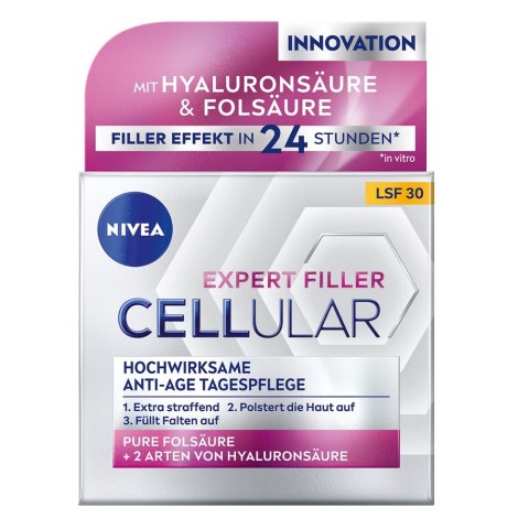 Nivea Cellular Expert Filler krem anti-age na dzień SPF30 50ml Nivea Cellular Expert Filler krem anti-age na dzień SPF30 50ml