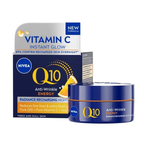 Nivea Q10 Energy regenerujący krem na noc 50ml Nivea Q10 Energy regenerujący krem na noc 50ml
