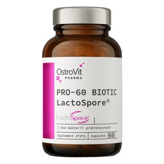 OstroVit PRO-60 BIOTIC LactoSpore suplement diety 60 kapsułek