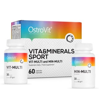 OstroVit Vita&Minerals Sport witaminy dla sportowców suplement diety 60 kapsułek