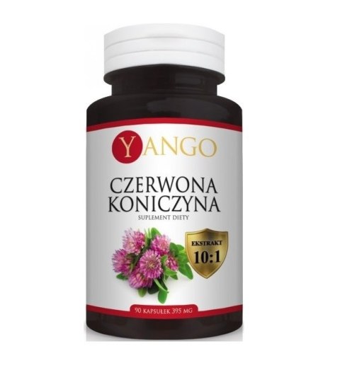 Yango Koniczyna Czerwona 395mg suplement diety 90 kapsułek