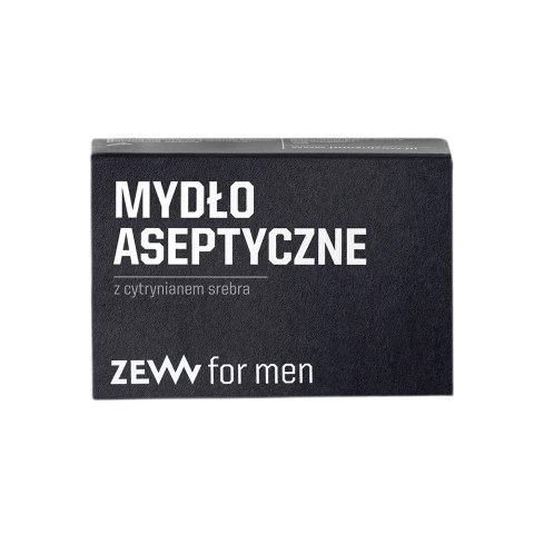 Zew For Men Mydło aseptyczne z cytrynianem srebra 85ml Zew For Men Mydło aseptyczne z cytrynianem srebra 85ml