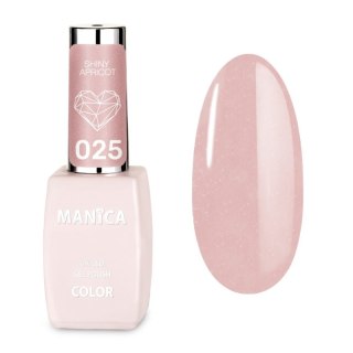 Manica Lakier hybrydowy LED/UV 10ml - Shiny Apricot- 025