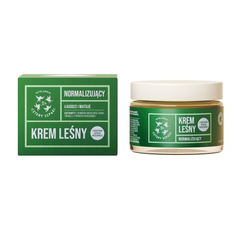 Mydlarnia Cztery Szpaki Normalizujący krem do twarzy Leśny 50ml Mydlarnia Cztery Szpaki Normalizujący krem do twarzy Leśny 50ml