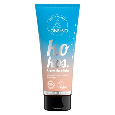 OnlyBio Body In Balance krem do ciała Kokos 200ml OnlyBio Body In Balance krem do ciała Kokos 200ml
