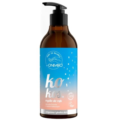 OnlyBio Hand In Balance mydło do rąk Kokos 400ml OnlyBio Hand In Balance mydło do rąk Kokos 400ml