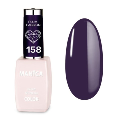 Manica Lakier hybrydowy LED/UV 10ml - Plum Passion - 158 Manica Lakier hybrydowy LED/UV 10ml - Plum Passion - 158