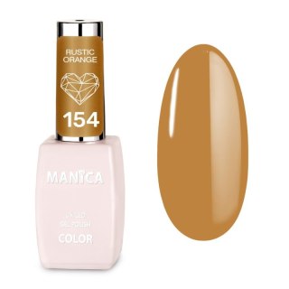 Manica Lakier hybrydowy LED/UV 10ml - Rusitc Orange - 154